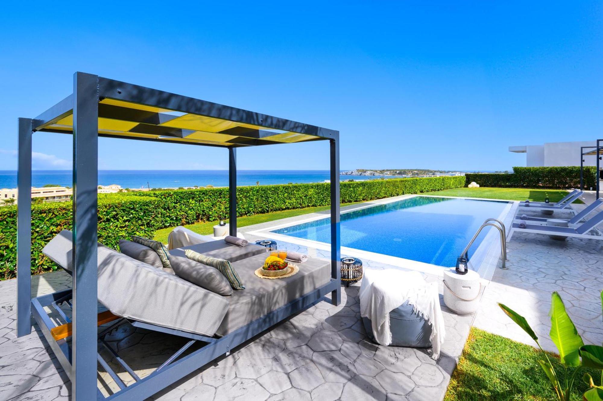 Hill & Sea View Villas Kolymbia Exterior photo