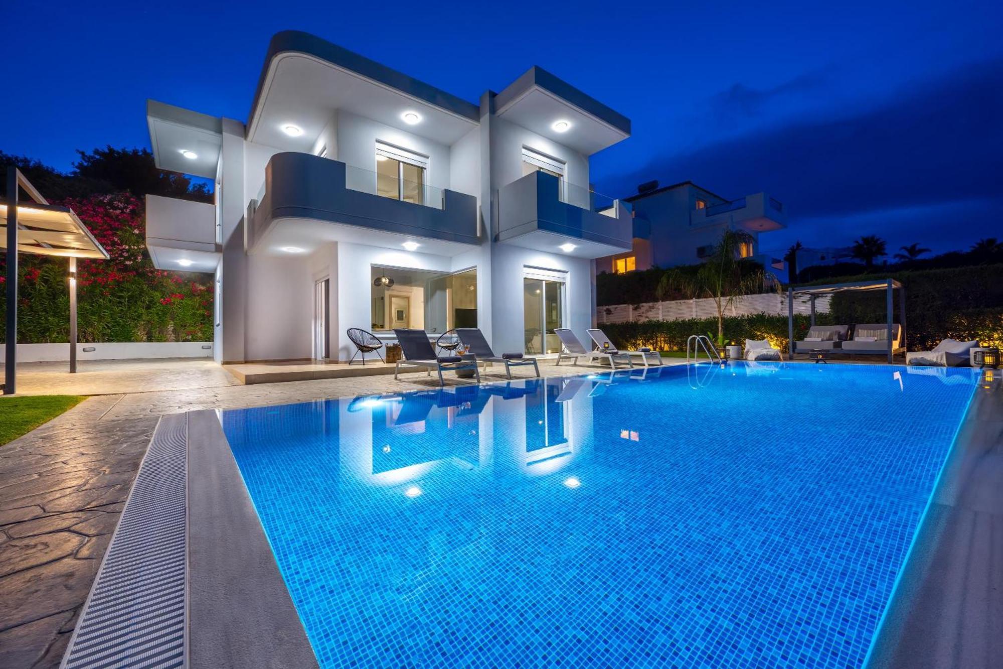 Hill & Sea View Villas Kolymbia Exterior photo